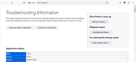 moz local troubleshooting|Use the Troubleshooting Information page to help fix Firefox .